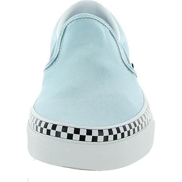 NWT Vans Mens Classic Canvas Slip-on Skate Shoes, Blue-Sz 4.5 Medium (D) - Picture 2 of 3